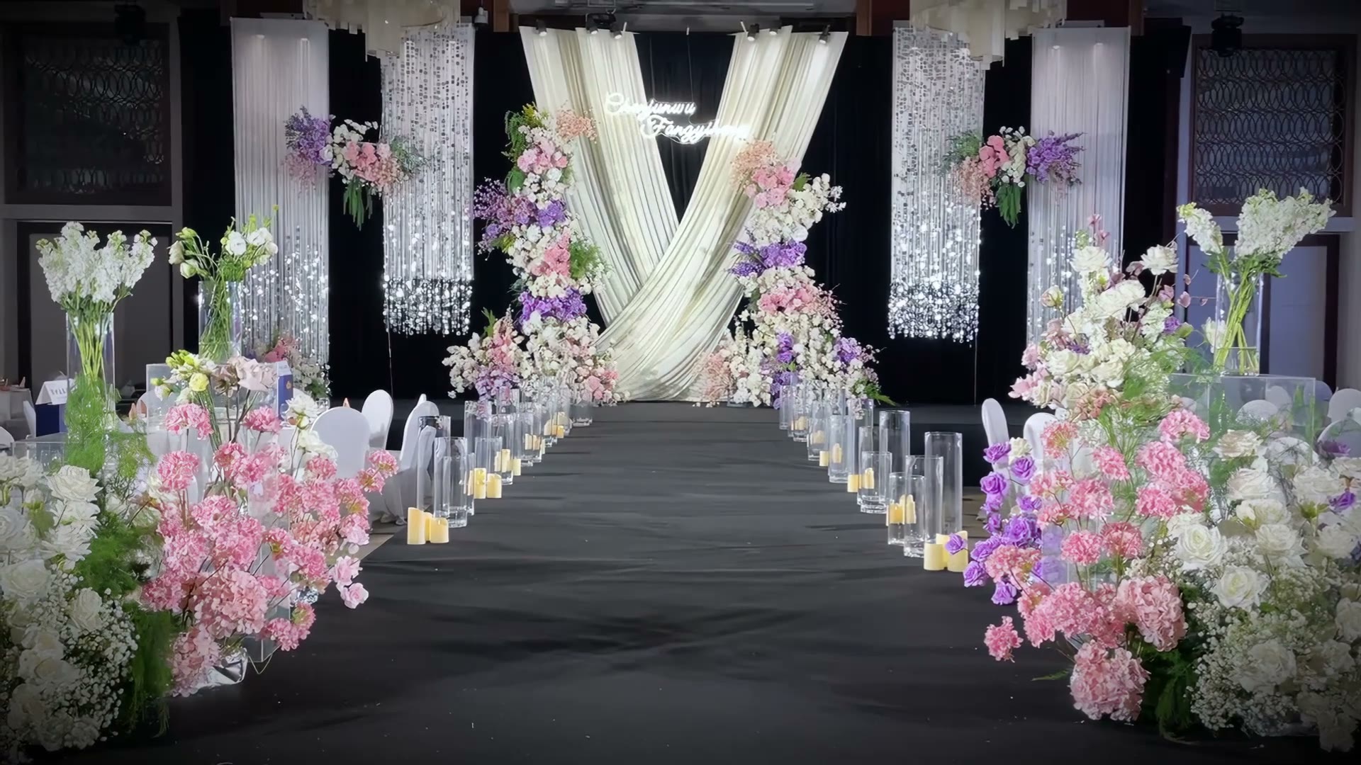 香槟粉小预算韩系婚礼