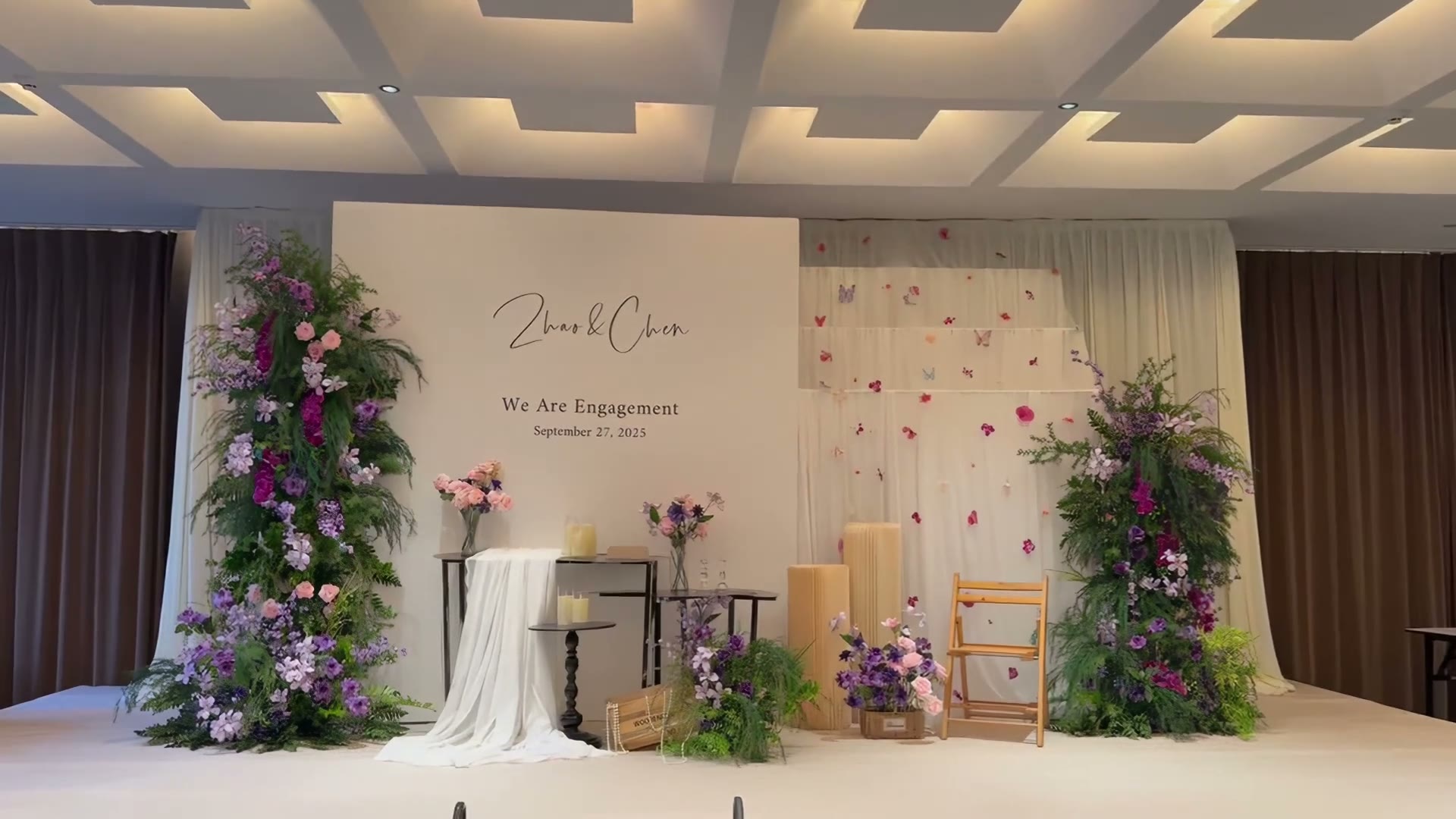 简约韩系小预算订婚宴
