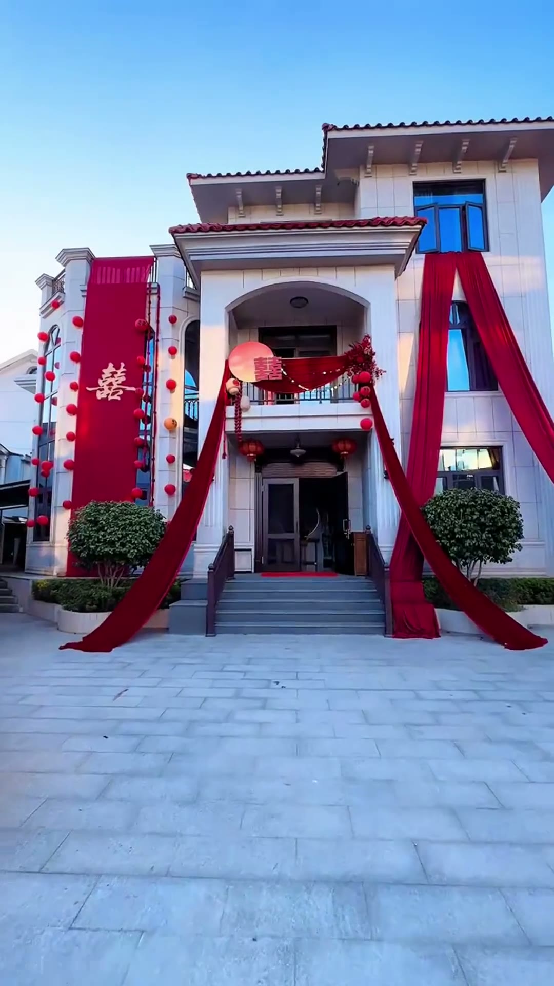 自建房大气隆重婚房布置
