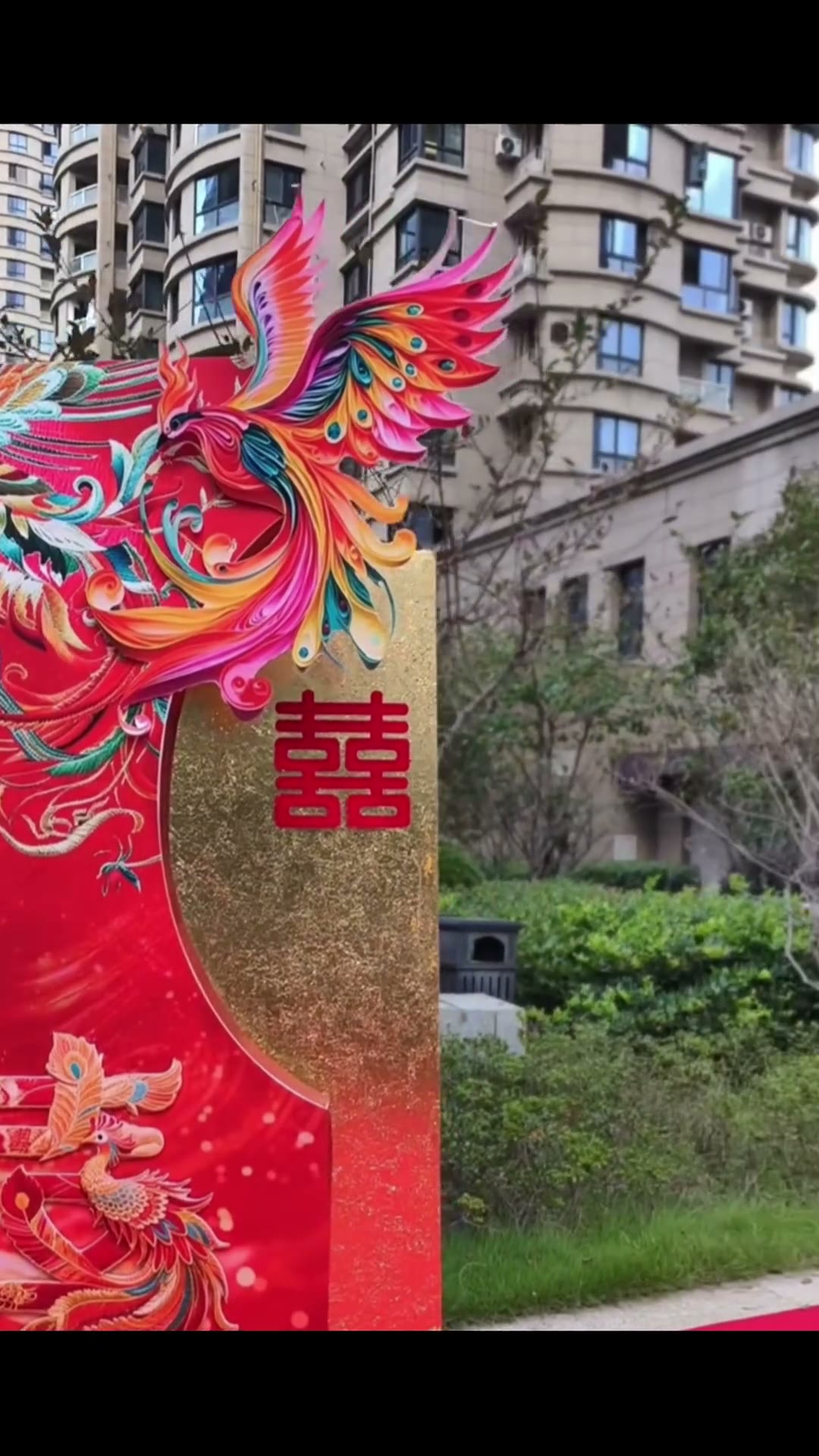 红蓝高级大气小区单元门布置