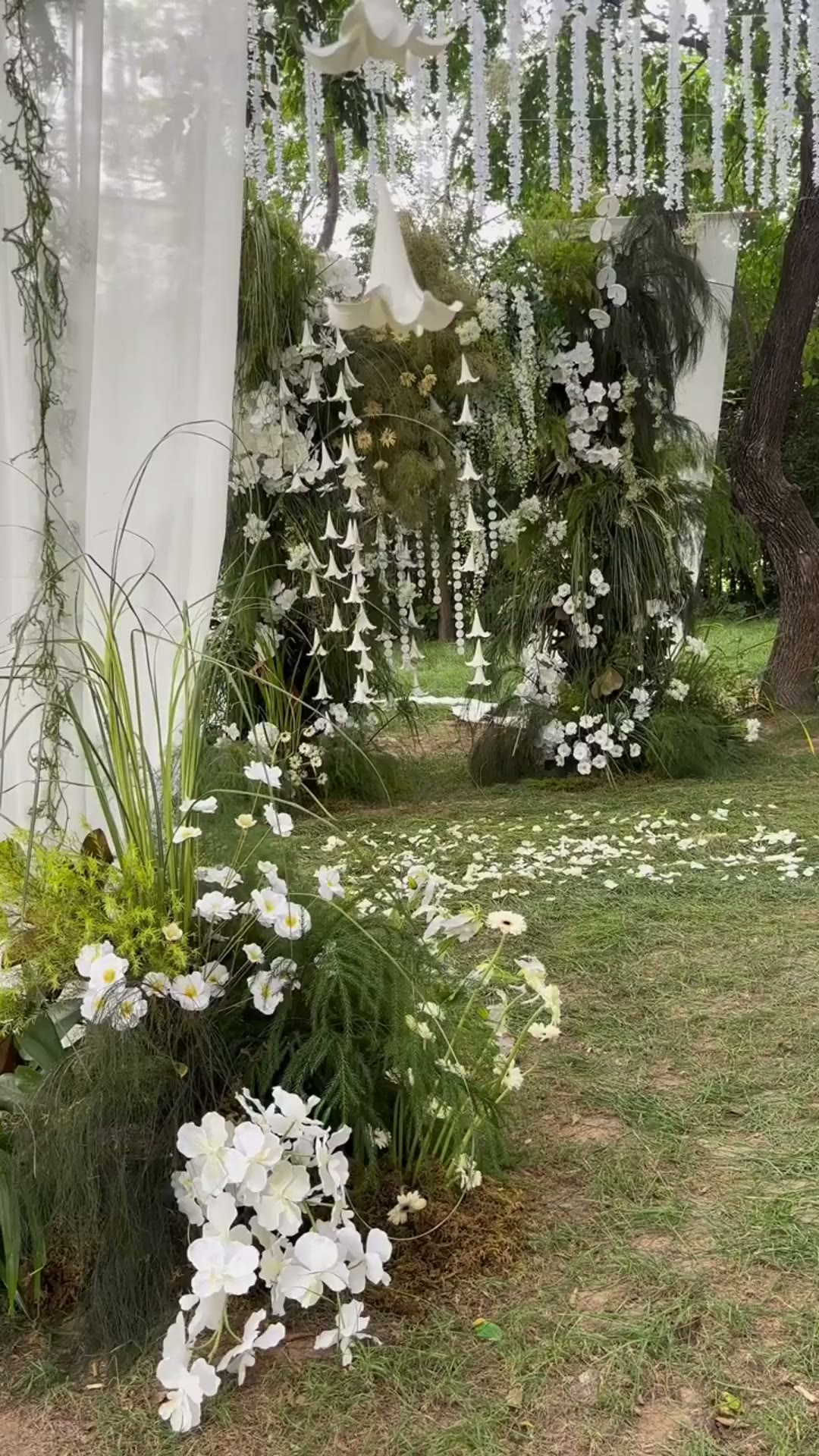 氛围感韩式自然风草坪婚礼