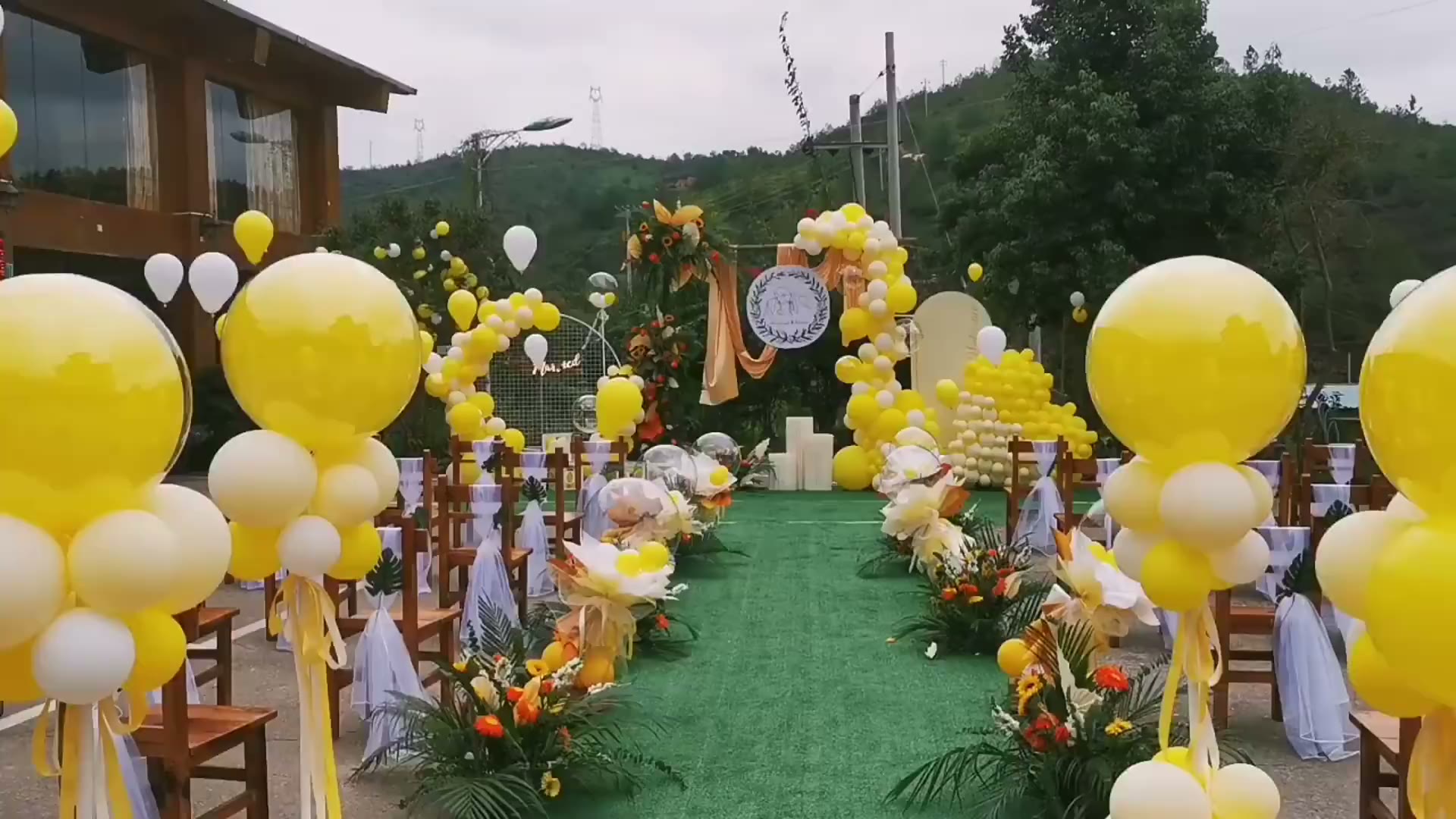 庭院秋橙小清新婚礼