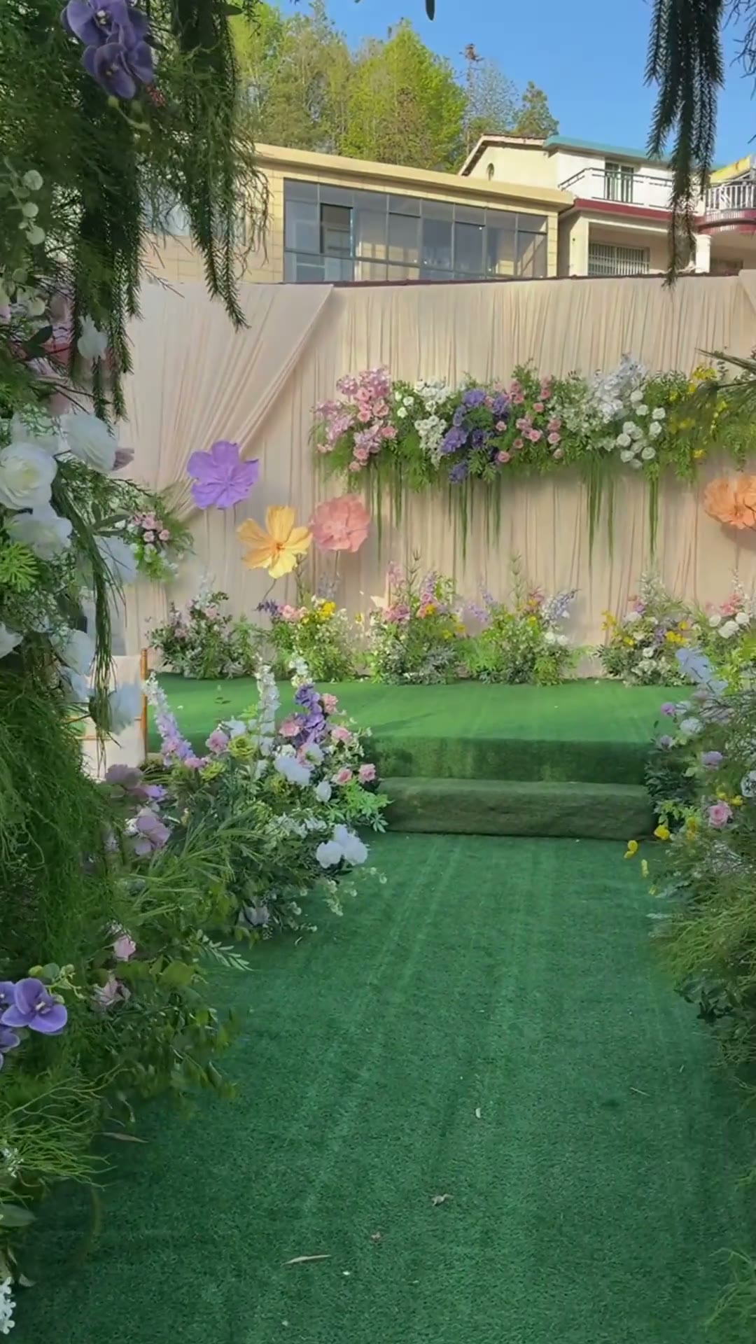 户外农村庭院韩式浪漫花…