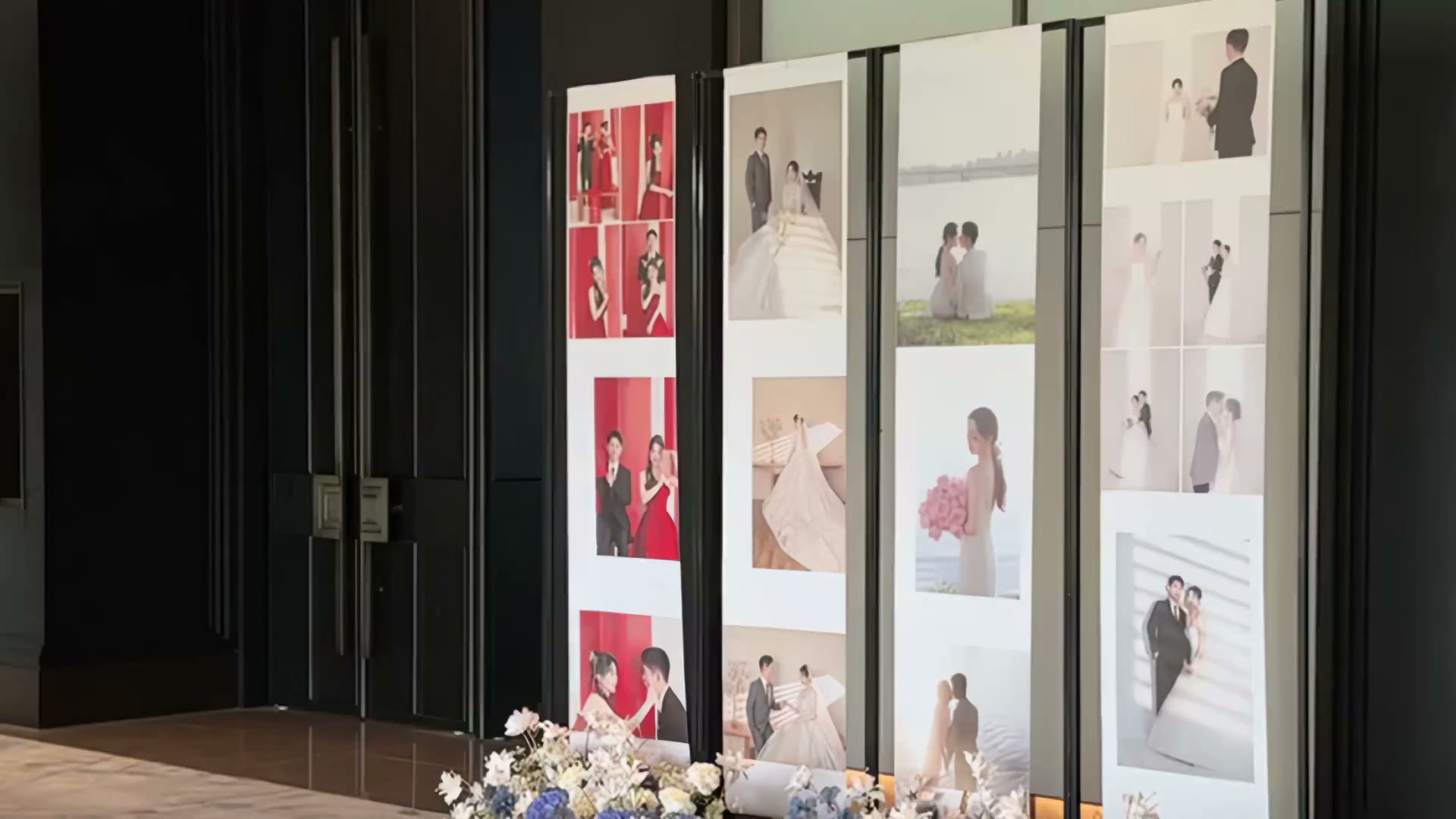 白蓝色小众设计感韩式婚礼