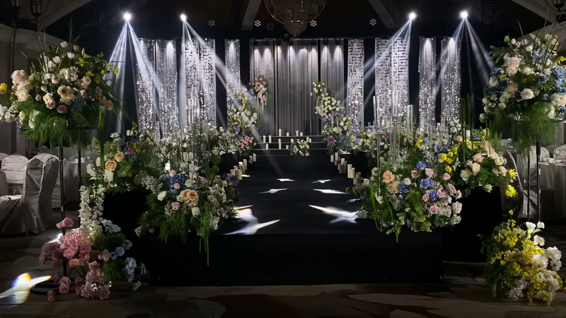 亮晶晶闪耀亮片清新婚礼