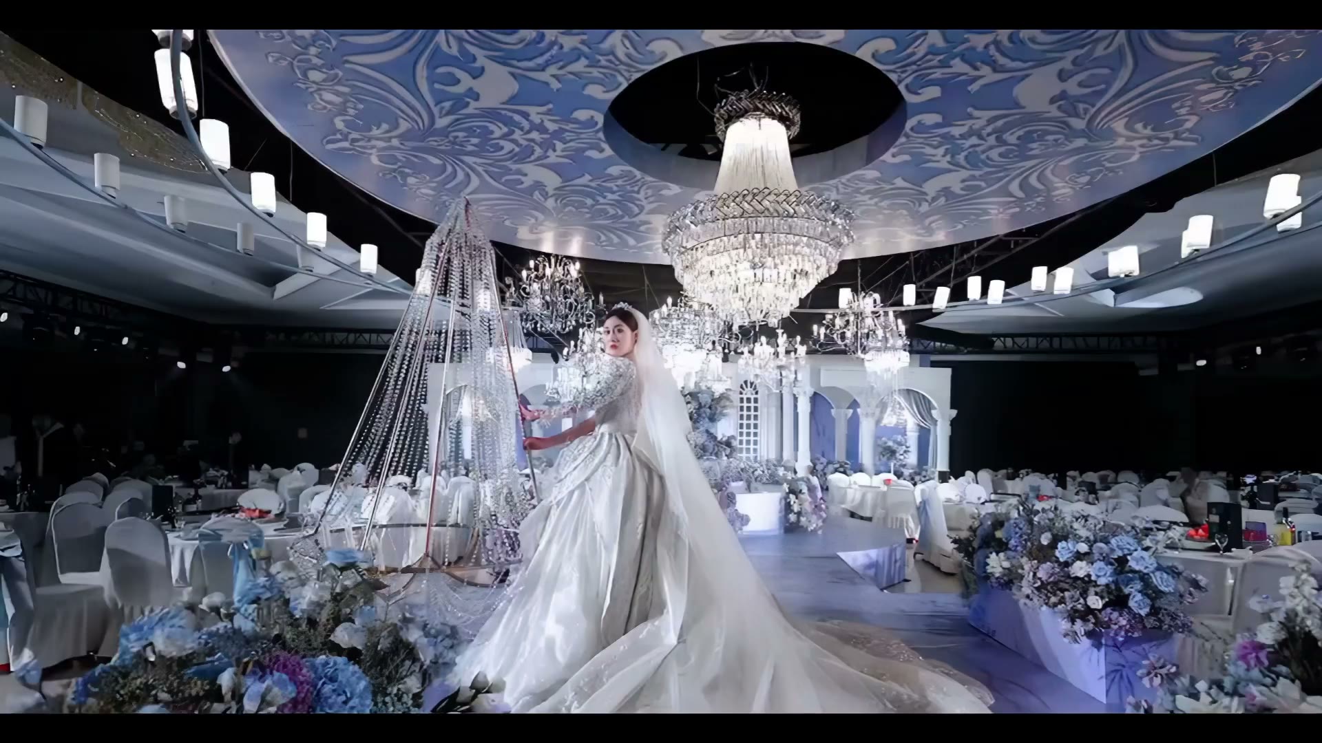 复古法式蓝色系婚礼