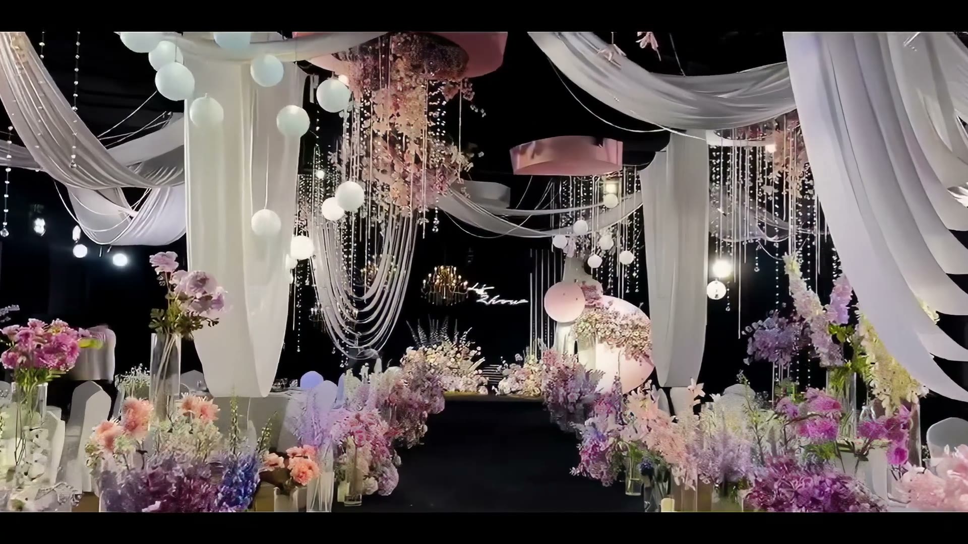 粉紫色韩式婚礼